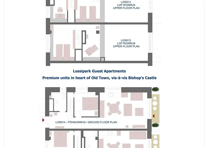 Apartment Lossipark Guest - Vis-a-vis Bishop's Castle